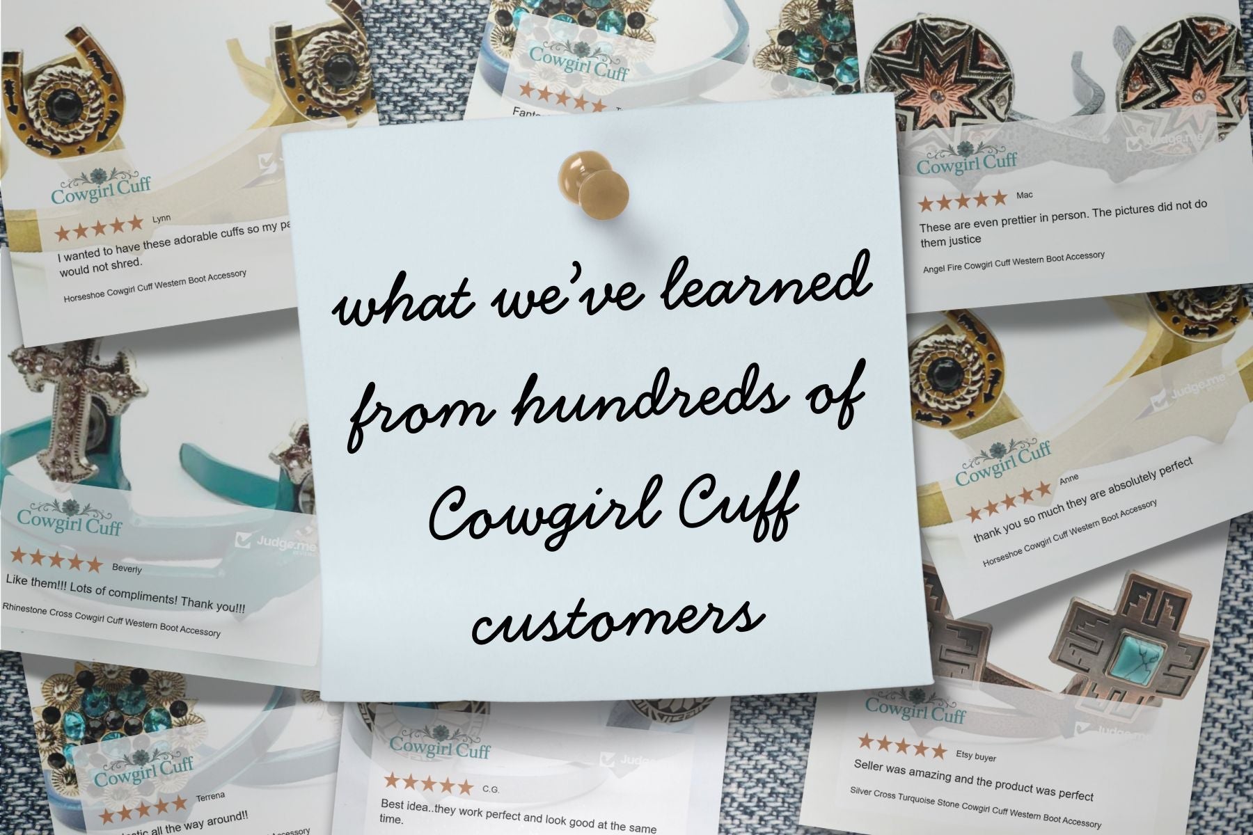What We've Learned From Hundreds of Cowgirl Cuff Customers
