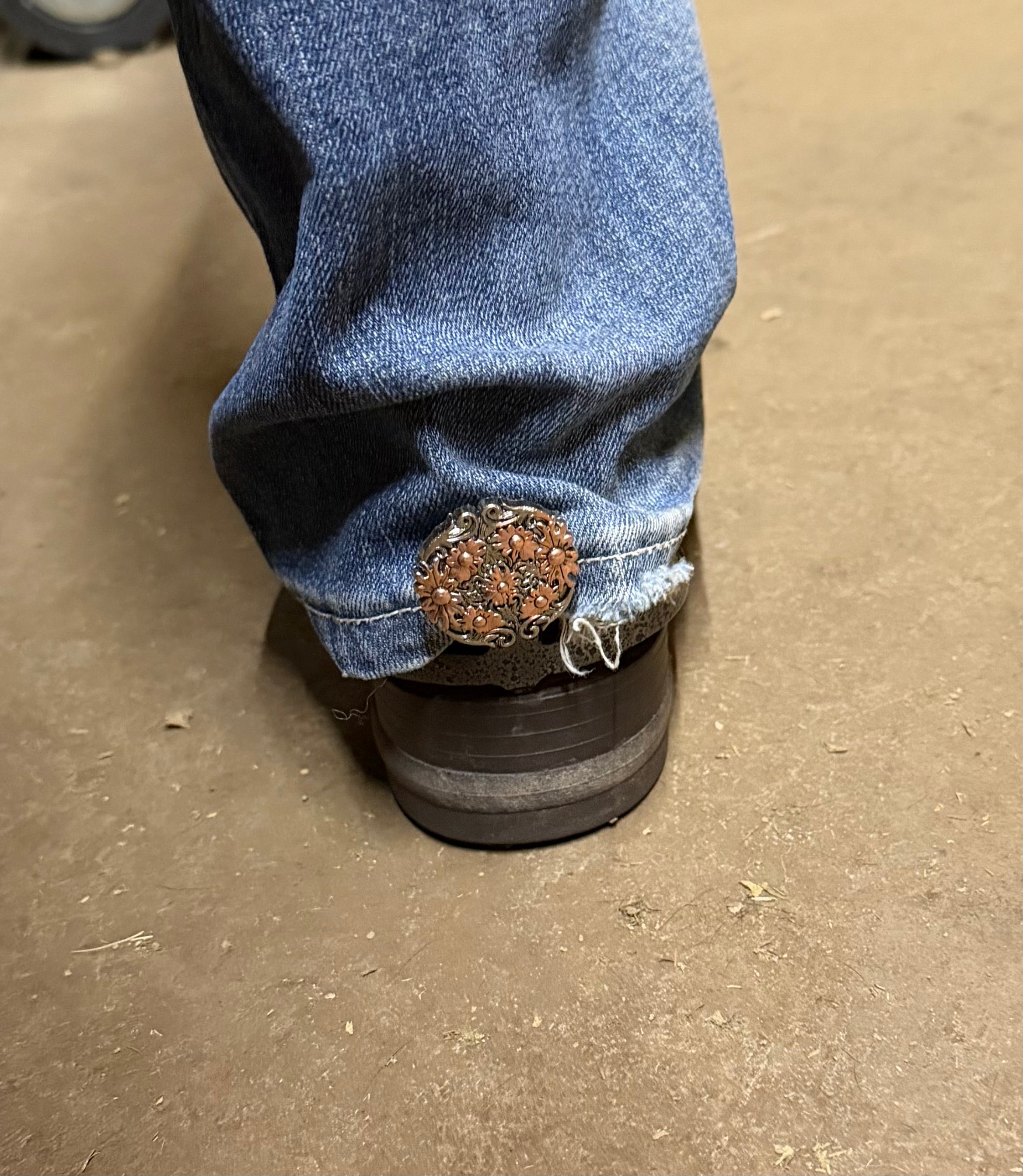 Antique Victorian Floral Cowgirl Cuff