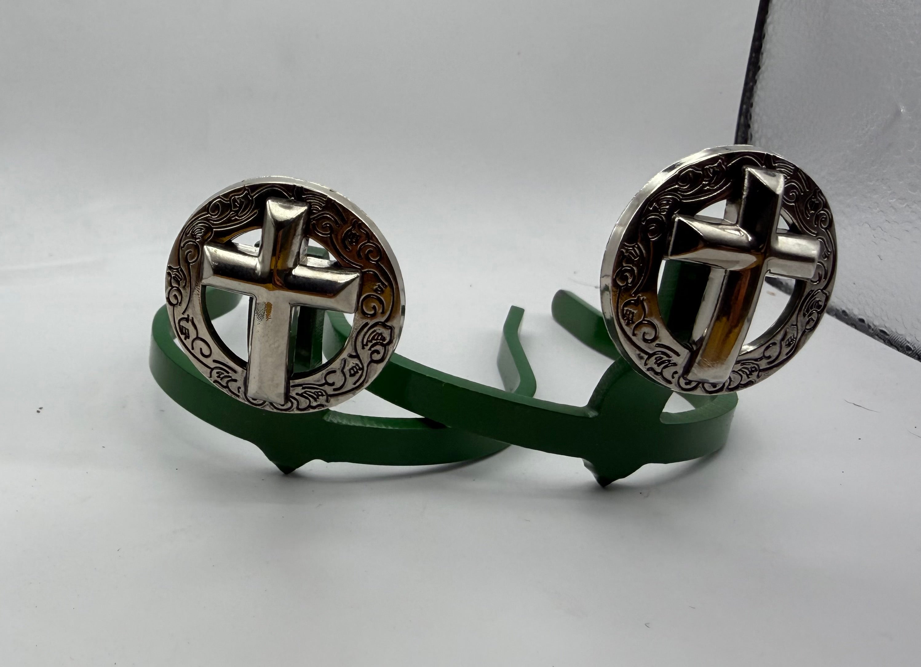 Silver Cross Cowgirl Cuff