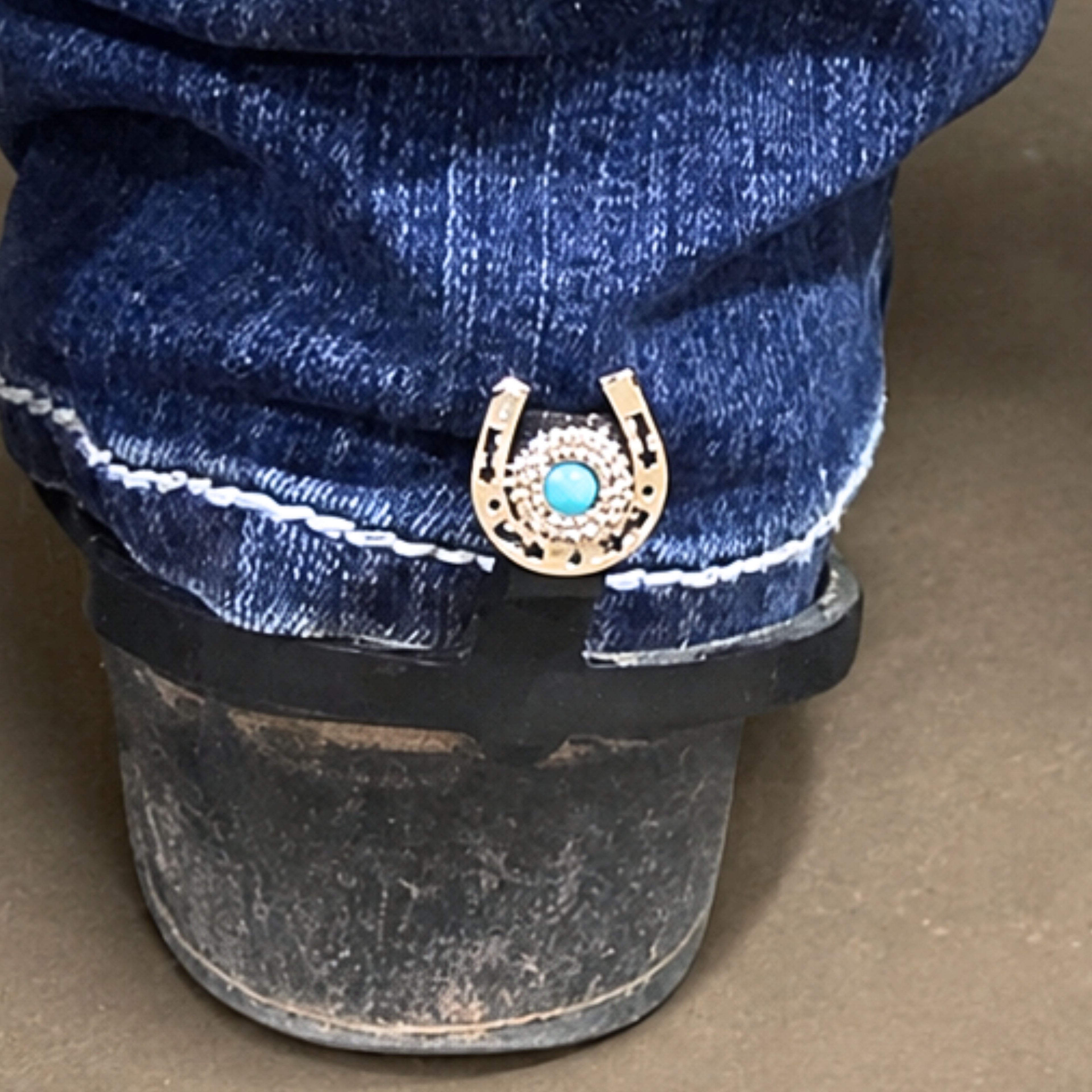 Horseshoe Cowgirl Cuff Western Boot Accessory